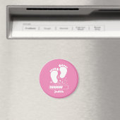 Roze Baby Laden Magneet (Insitu (Vaatwasser))