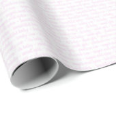 Roze Baby Meisje Cadeaupapier (Rol Hoek)