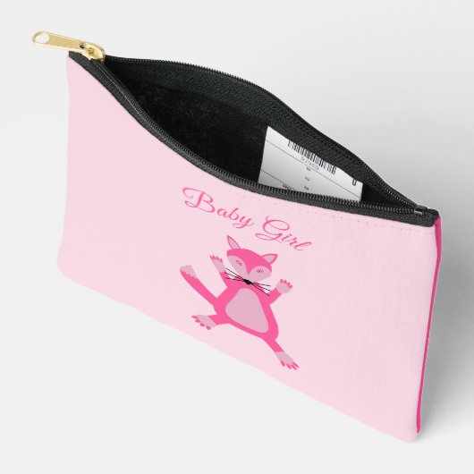 Roze Baby Meisje Fox Custom Etui (Open)
