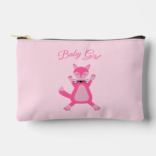  Roze Baby Meisje Fox Custom Etui (Voorkant)