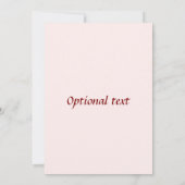  roze-Baby-meisje-geboorte-aankondiging Kaart (Achterkant)