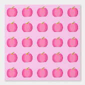 roze baby meisje pompoen behang (Voorkant)