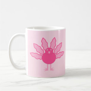 Roze Baby Meisje Thanksgiving Turkije Koffiemok