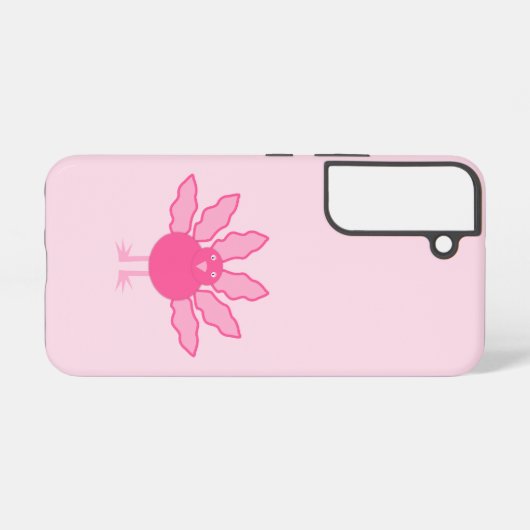 Roze Baby Meisje Thanksgiving Turkije Samsung Galaxy Hoesje (Achterkant horizontaal)