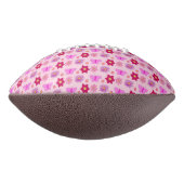 Roze Baby Meisje Vlinders en Bloemen Custom American Football (Gedraaid 90)