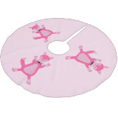 roze baby meisje vos kerstboom rok (Gekanteld)