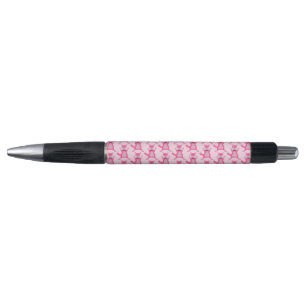 roze baby meisje vos patroon pen