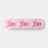 roze baby meisje vos persoonlijk skateboard (Horizontaal)