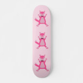 roze baby meisje vos persoonlijk skateboard (Voorkant)