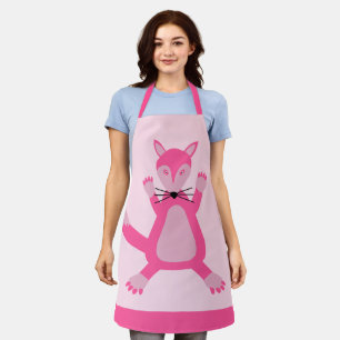 roze baby meisje vos schort