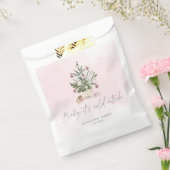 Roze baby met koude buitenkant neemt een speciale bedankzakje (Gezegeld)