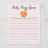 Roze Baby naam schoenenspel (Voorkant)