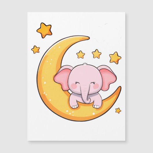 Roze baby-olifant (Voorkant)