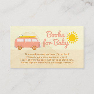 Roze Baby on board Boeken voor Baby Kaart