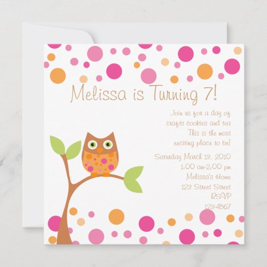 Roze Baby-opgerold op verzoek Kaart (Voorkant)