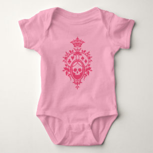 Roze Baby-pak met huidplooi en kaartuitsteeksel Romper