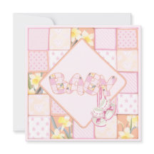 Roze Baby Patchwork Baby Girl Shower