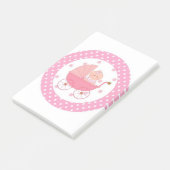 roze baby post-it® notes (Schuin)