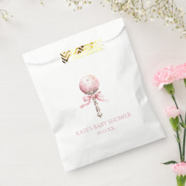 Roze  Baby rammelaar Speelgoed kwekerij Baby showe Bedankzakje