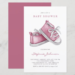 Roze Baby Schoenen Het is een Meisje Baby shower U