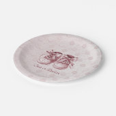Roze Baby Schoenen Papier Bord (Gekanteld)