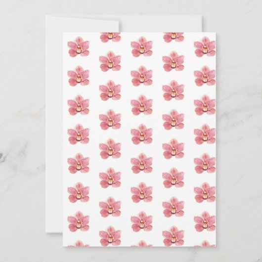 Roze Baby shower Baby Bingo Kaart (Achterkant)