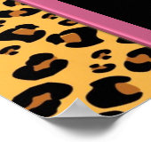 Roze Baby shower Banner Poster (Hoek)