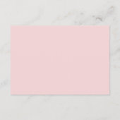 Roze Baby shower Book Request Informatiekaartje (Achterkant)