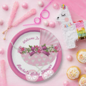  roze baby shower Bord (Feest)