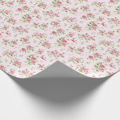 Roze Baby shower Cadeaupapier (Hoek)