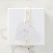 Roze Baby shower Flamingo Bedankjes Labels (Met doos)