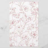  Roze Baby shower Guess Baby Food Game Flyer (Achterkant)