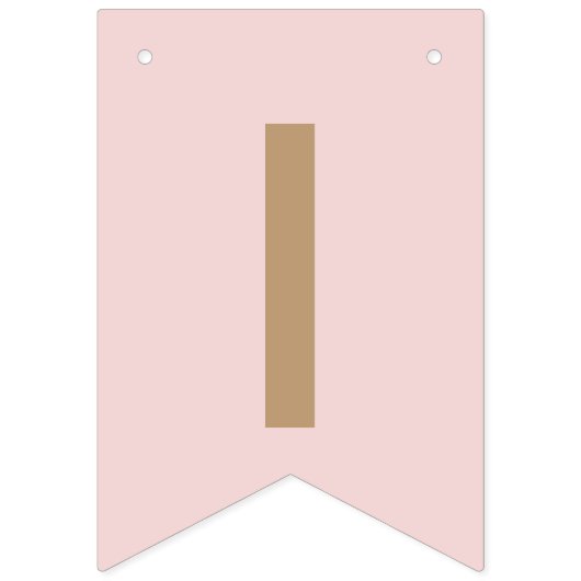 Roze Baby shower Het is een meisje Peter Rabbit Vlaggetjes (Derde vlag)