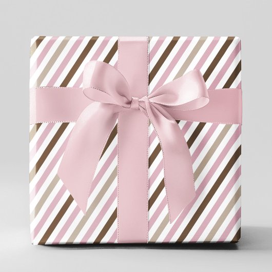 Roze Baby shower Het is een meisje Teddy Bear Inpakpapier Vel