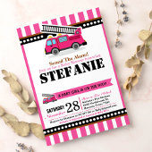 Roze Baby shower Kaart