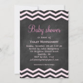 Roze Baby shower Kaart (Voorkant)