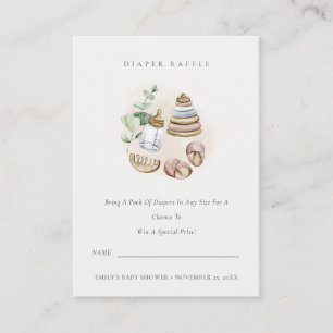 Roze Baby shower met elementaire kleerverslapping Informatiekaartje