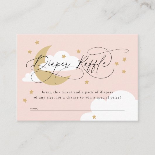 Roze Baby shower met roze, roerige moer Informatiekaartje (Voorkant)