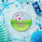 Roze Baby shower Papier Bord (Feest)