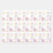 Roze Baby shower — Papierblad voor onmiddellijke v Inpakpapier Vel (Voorkant)
