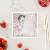  Roze Baby shower Servetten (Insitu)