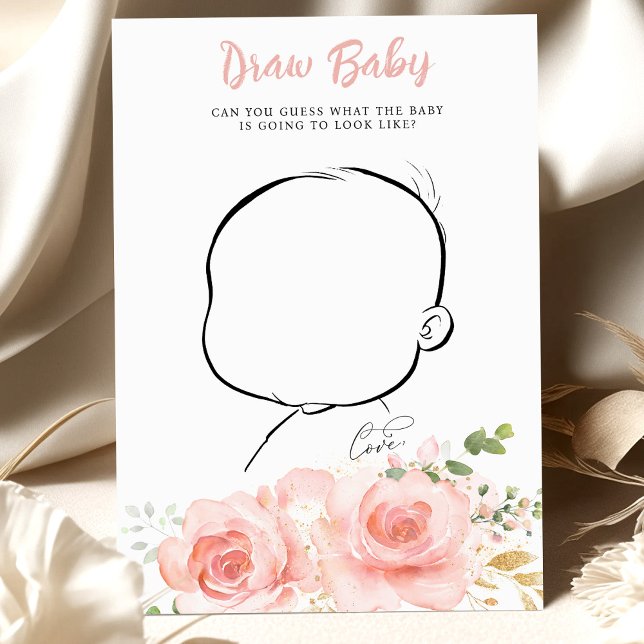 Roze Baby shower Spel Draai Baby Vrije partij (Creator heeft geüpload)