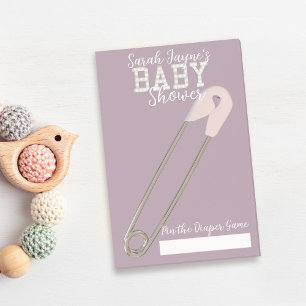 Roze Baby shower Spel Speld de Luier Notities Post-it® Notes