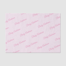  roze Baby shower tissue papier