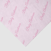  roze Baby shower tissue papier (Detail)