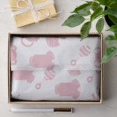 Roze Baby shower Tissuepapier (Geschenk)