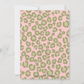 Roze Baby shower Uitnodiging (Achterkant)