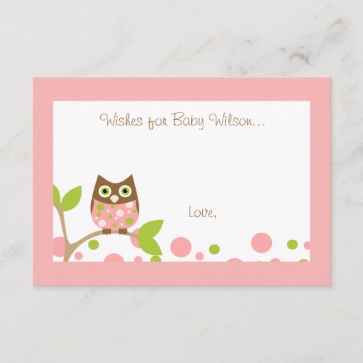 Roze Baby shower Uitnodiging (Voorkant)