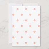 Roze Baby shower Uitnodiging (Achterkant)