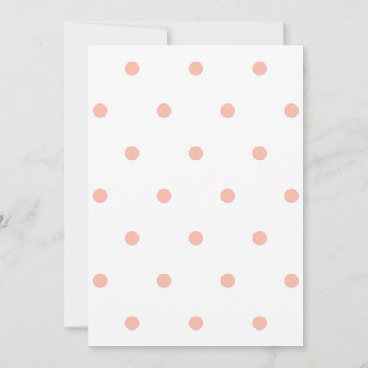 Roze Baby shower Uitnodiging (Achterkant)